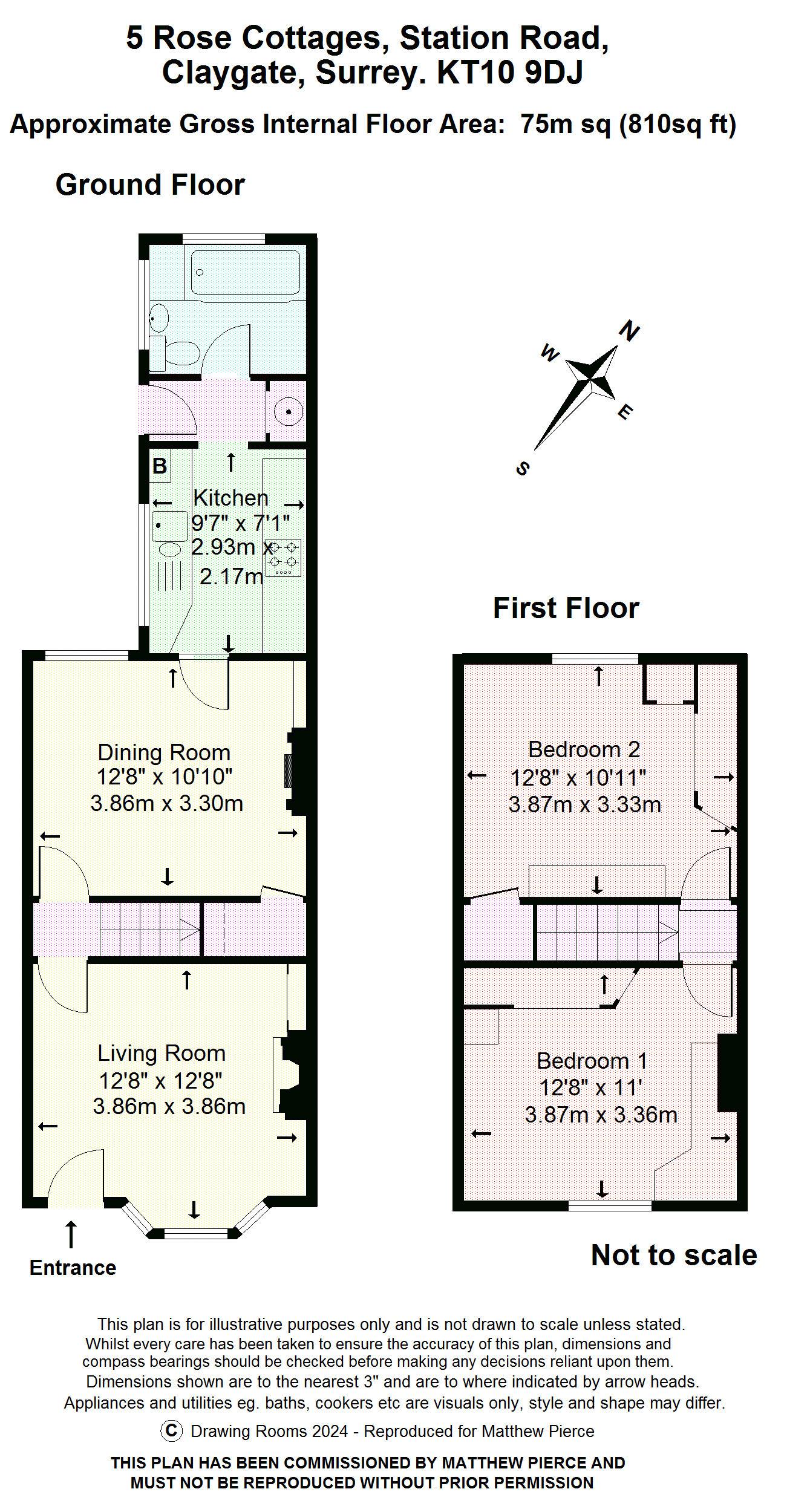 Floorplans For Station Road, Claygate