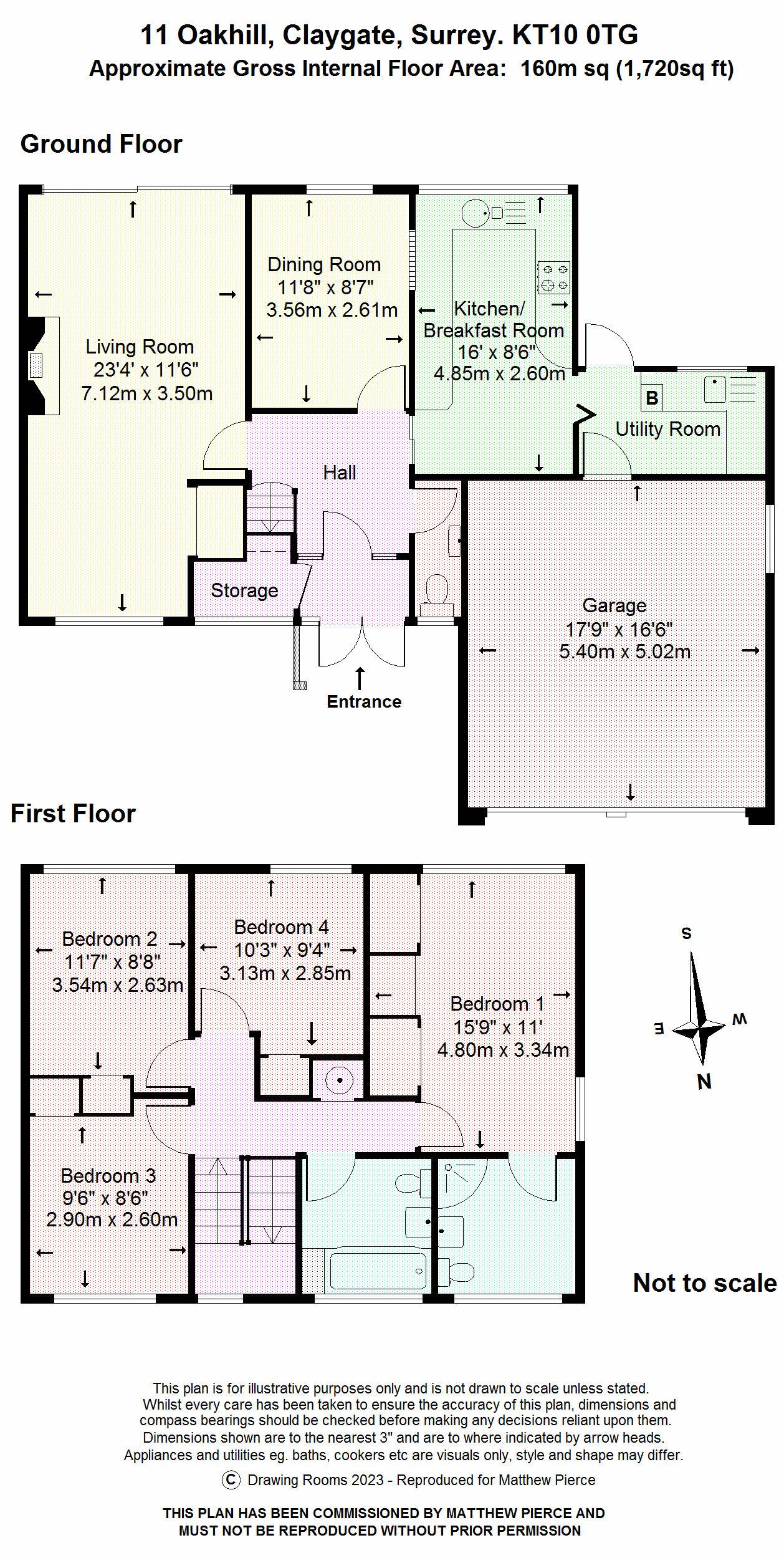 Floorplans For Oakhill, Claygate