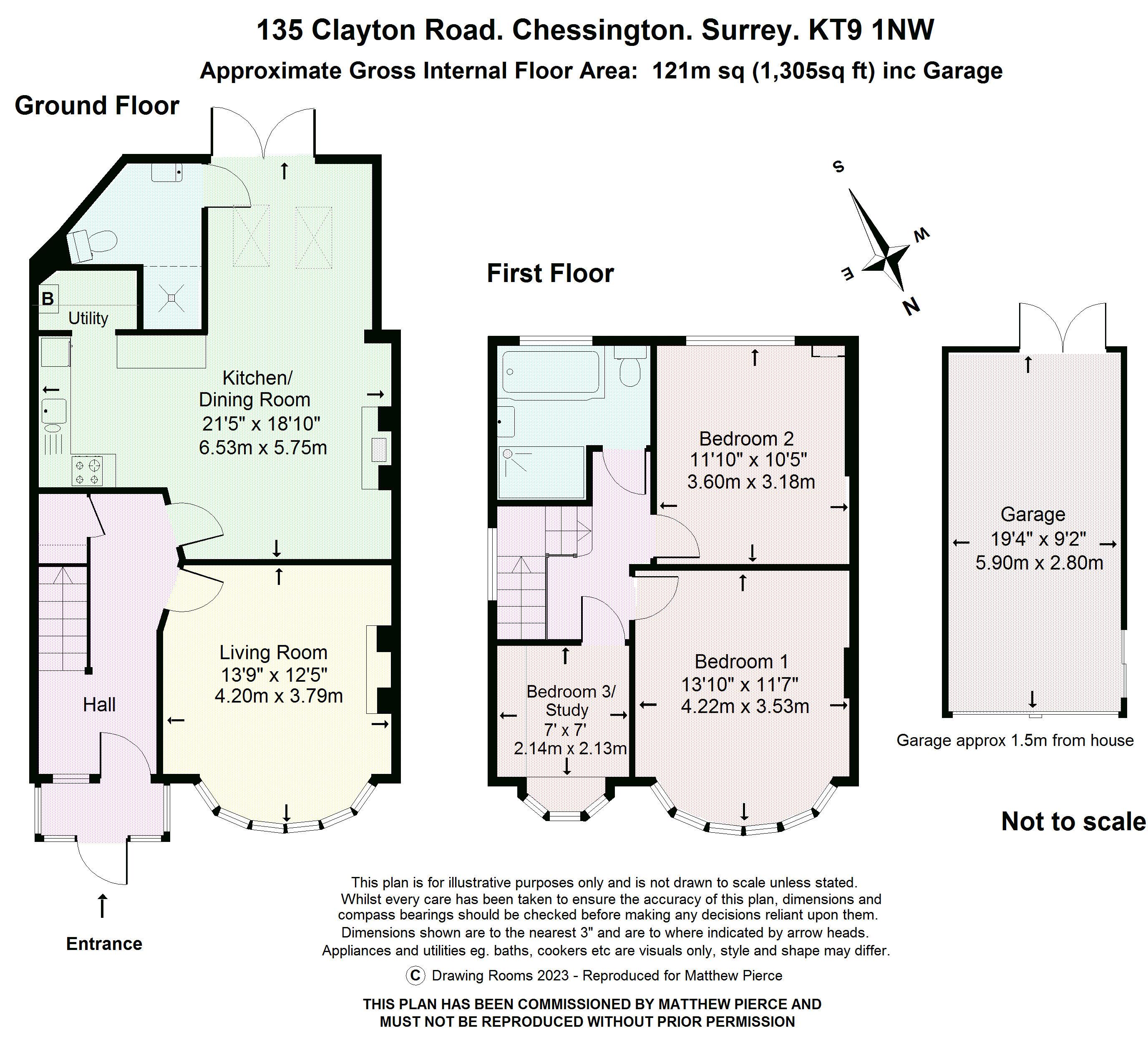 Floorplans For Clayton Road, Chessington