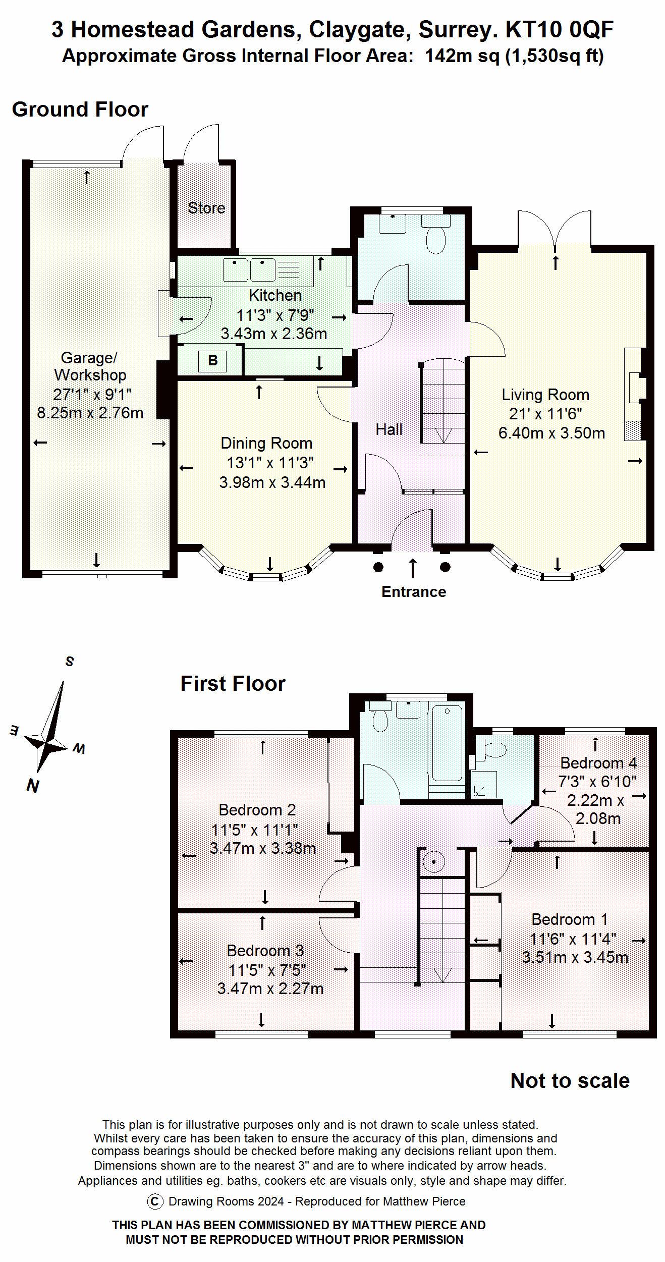 Floorplans For Homestead Gardens, Esher