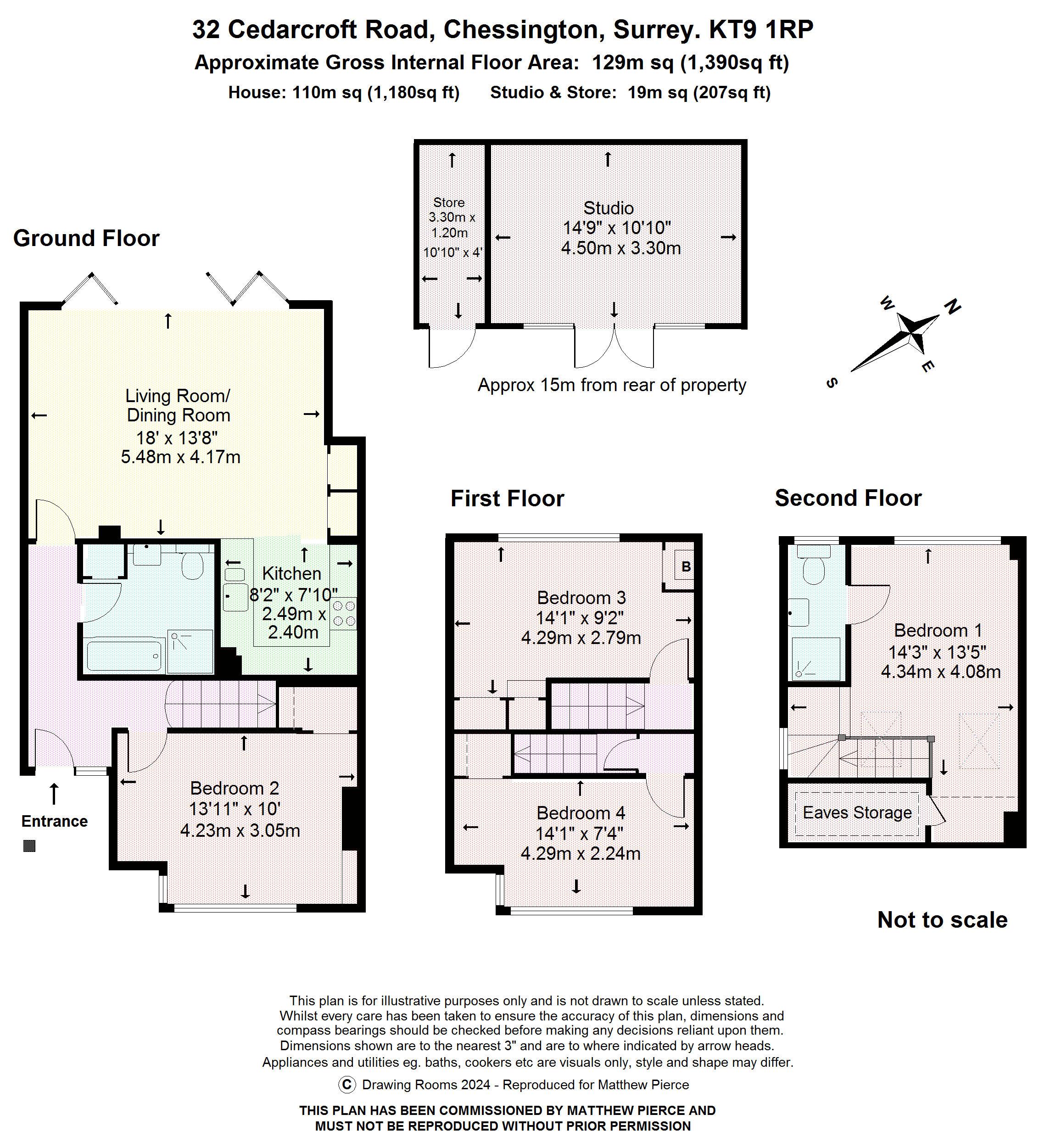 Floorplans For Cedarcroft Road Chessington