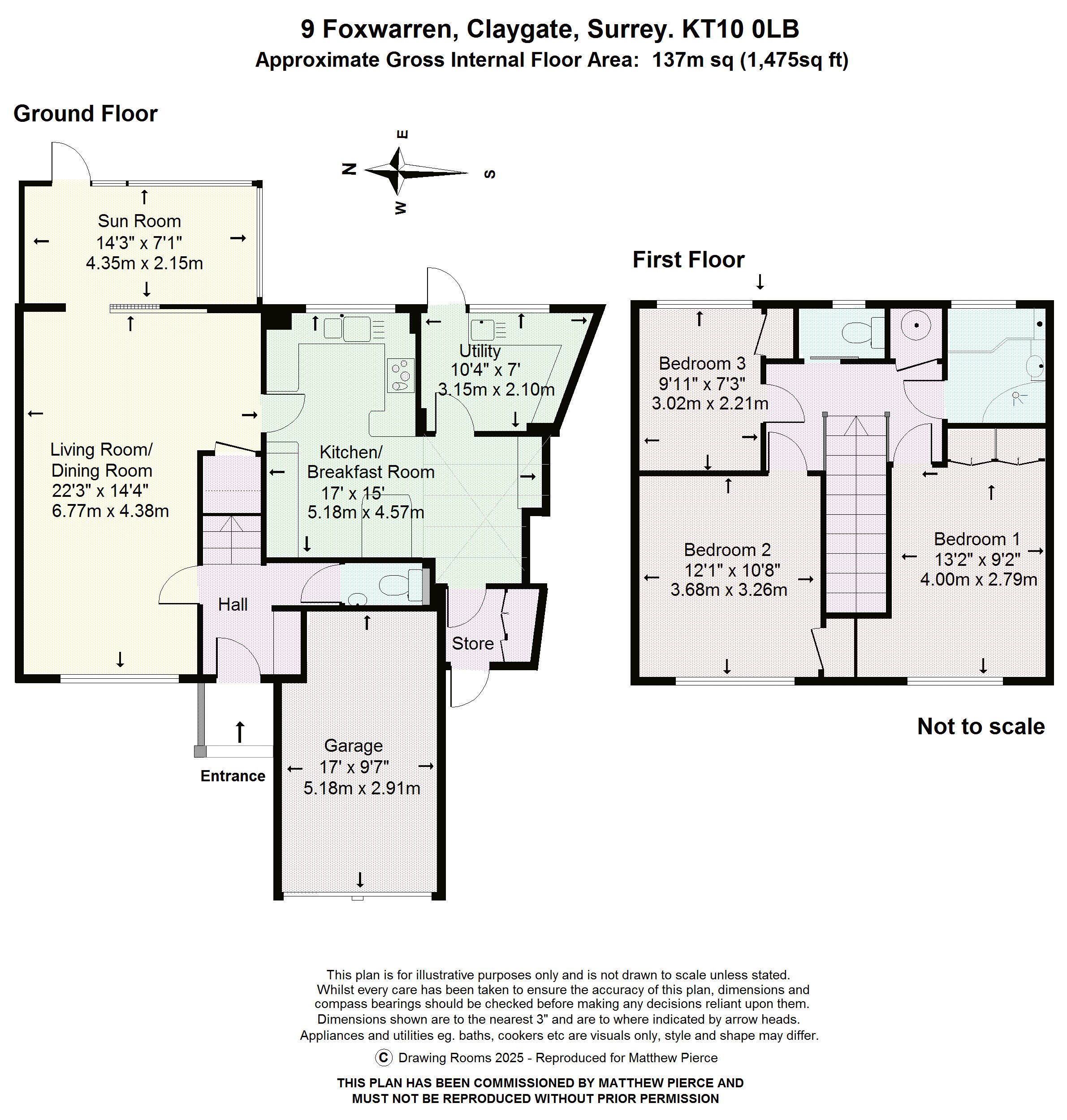 Floorplans For Foxwarren, Esher