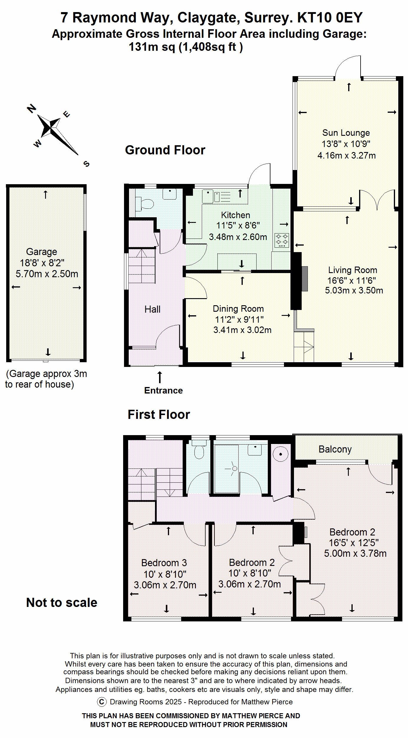 Floorplans For Raymond Way, Esher
