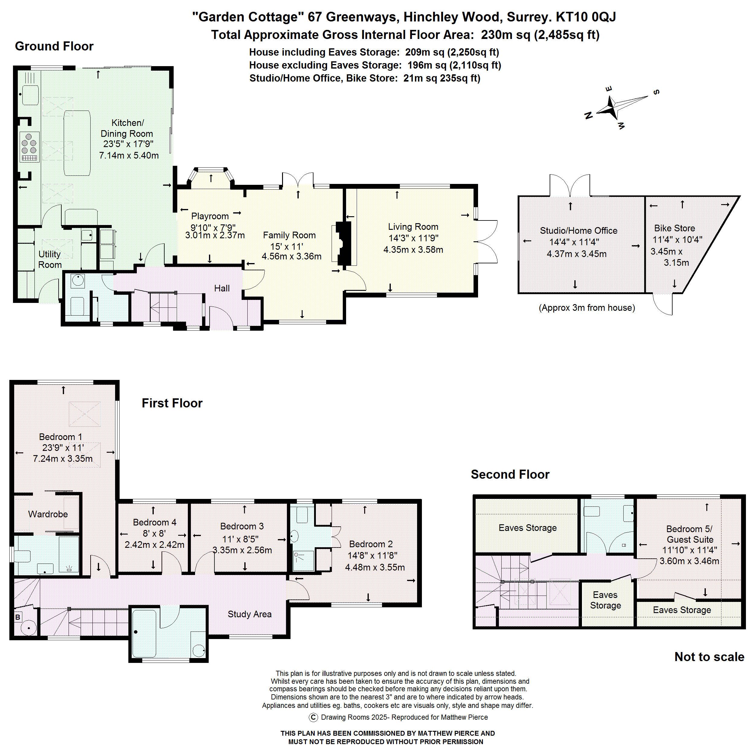 Floorplans For Greenways, Esher
