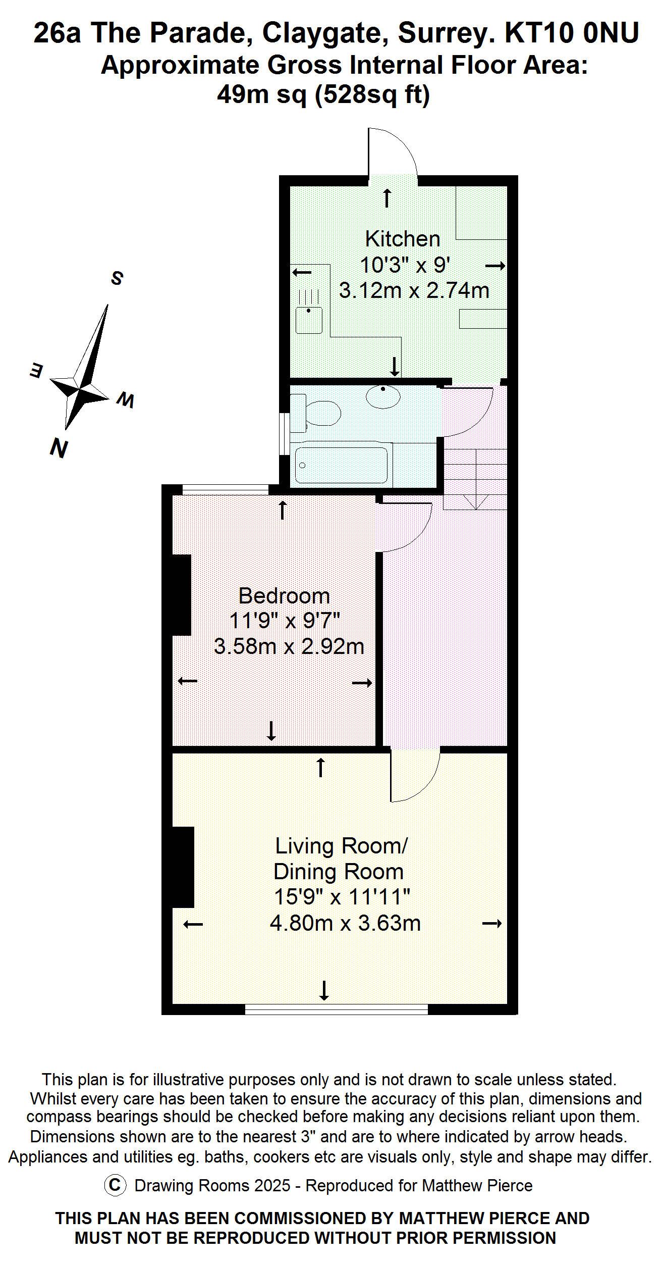 Floorplans For The Parade, Esher