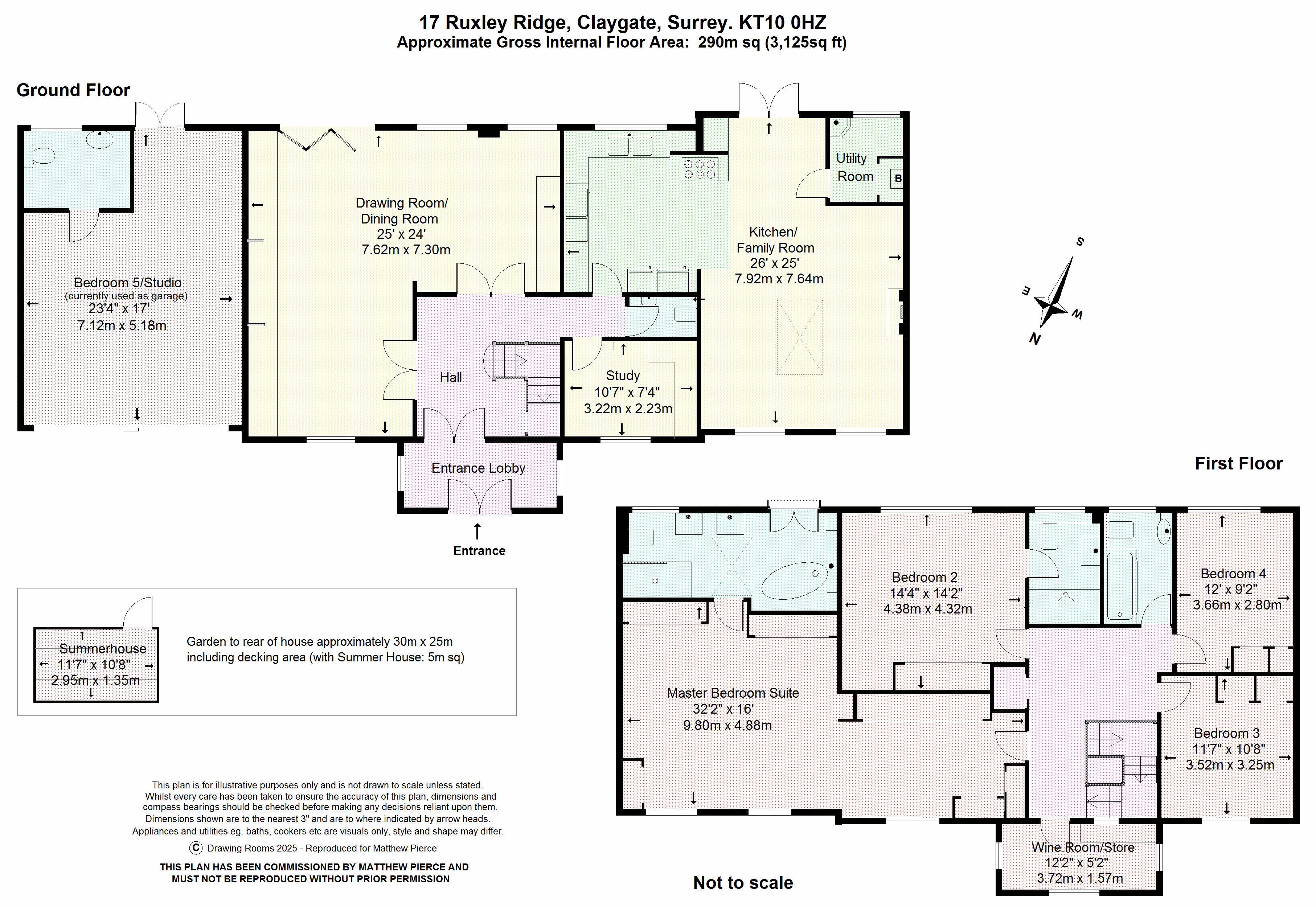 Floorplans For Ruxley Ridge, Esher