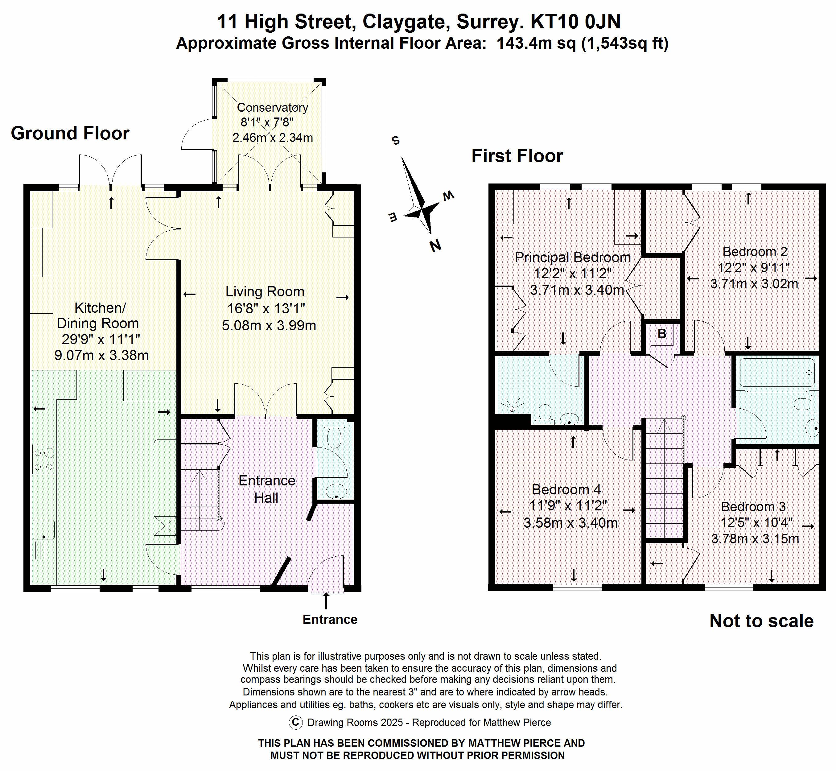 Floorplans For High Street, Esher