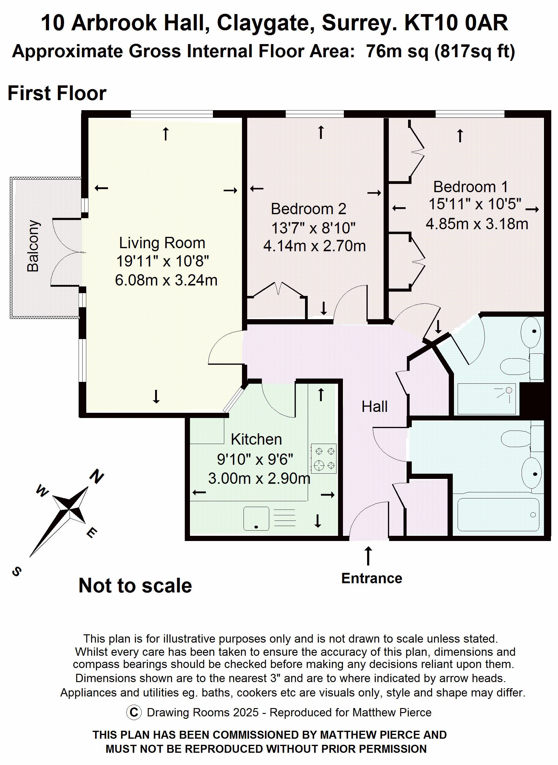 Floorplans For Church Road, Esher
