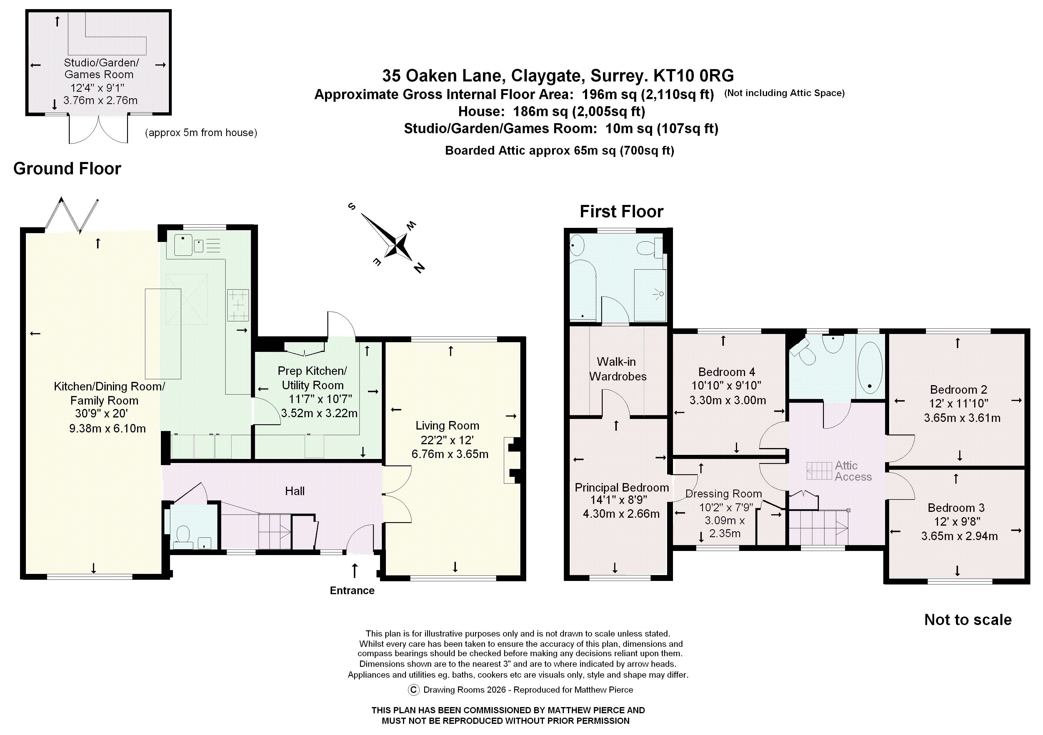 Floorplans For Oaken Lane, Esher