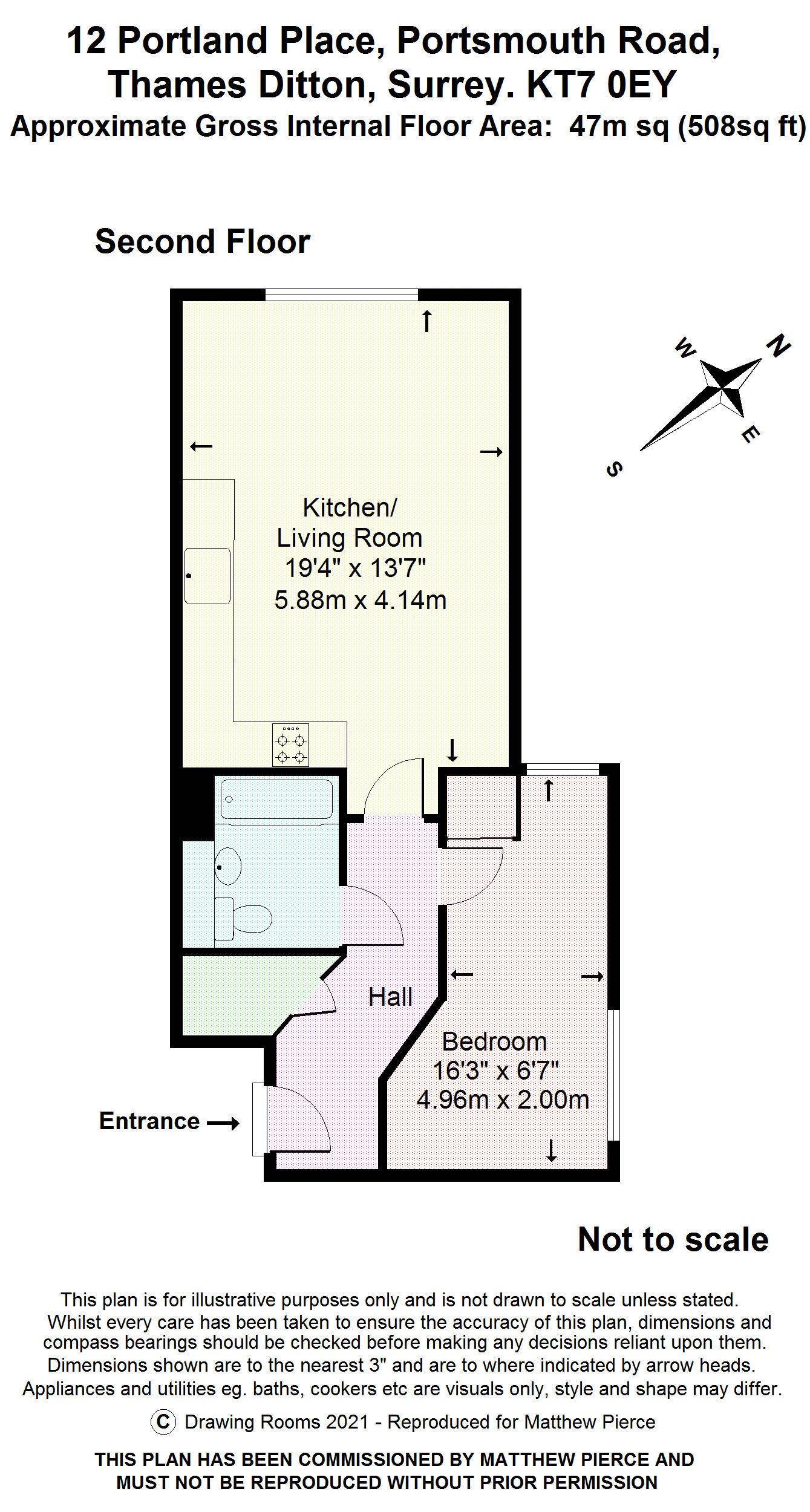 Floorplans For Portsmouth Road, Thames Ditton