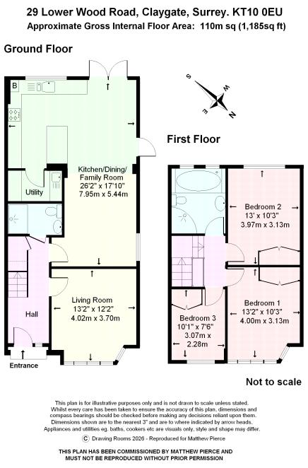 Floorplans For Lower Wood Road Claygate
