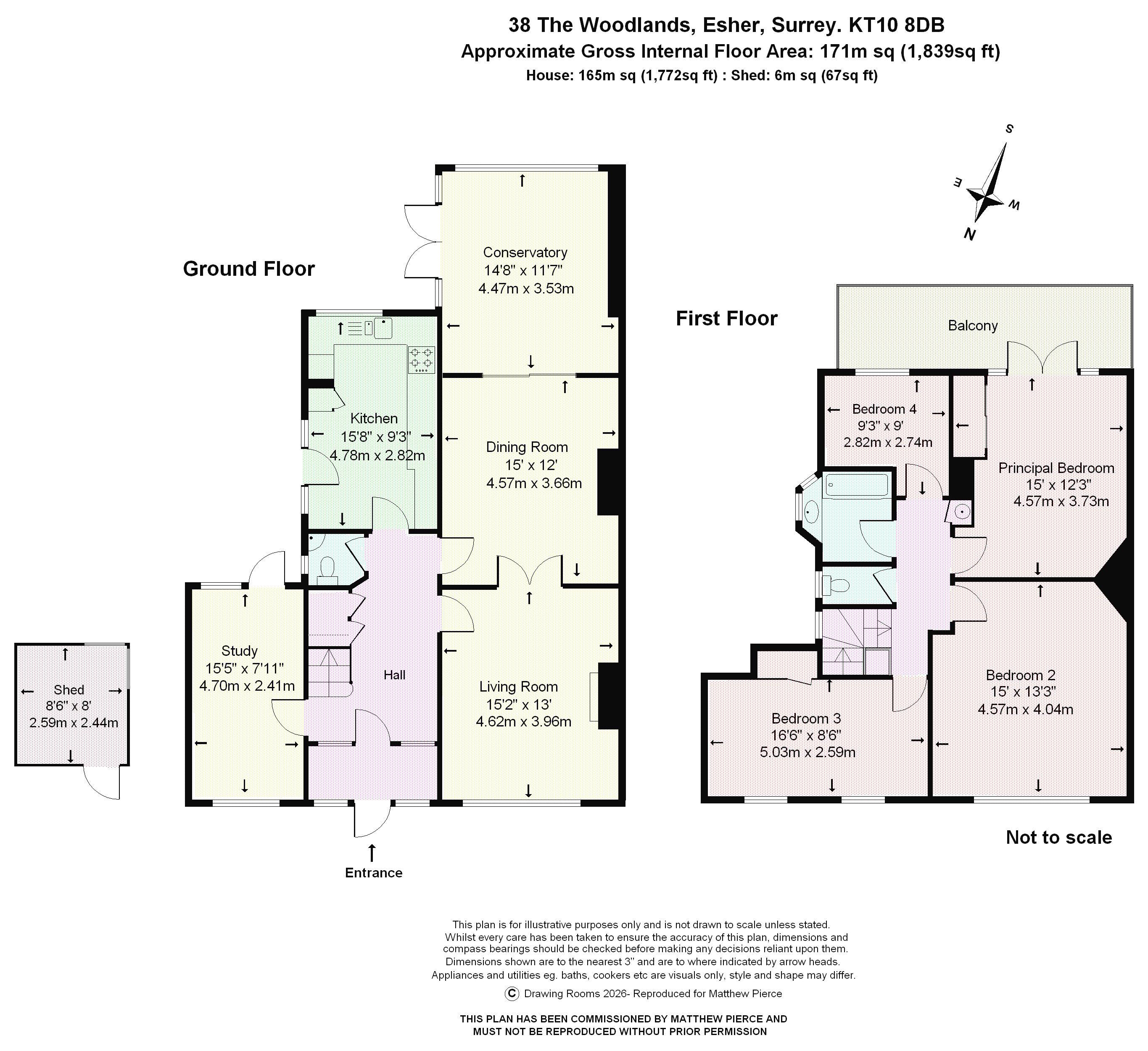 Floorplans For The Woodlands, Esher