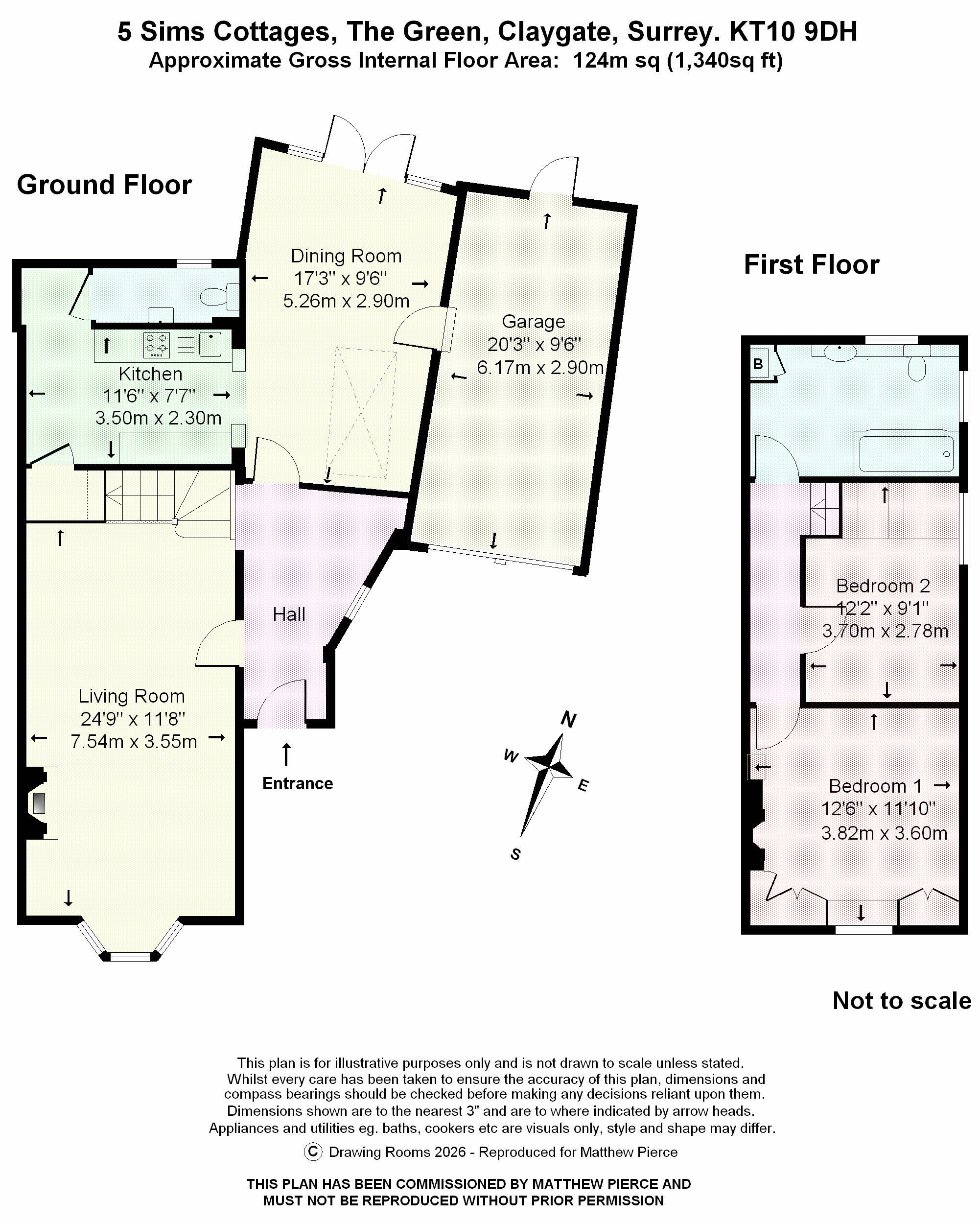 Floorplans For The Green, Claygate, Esher