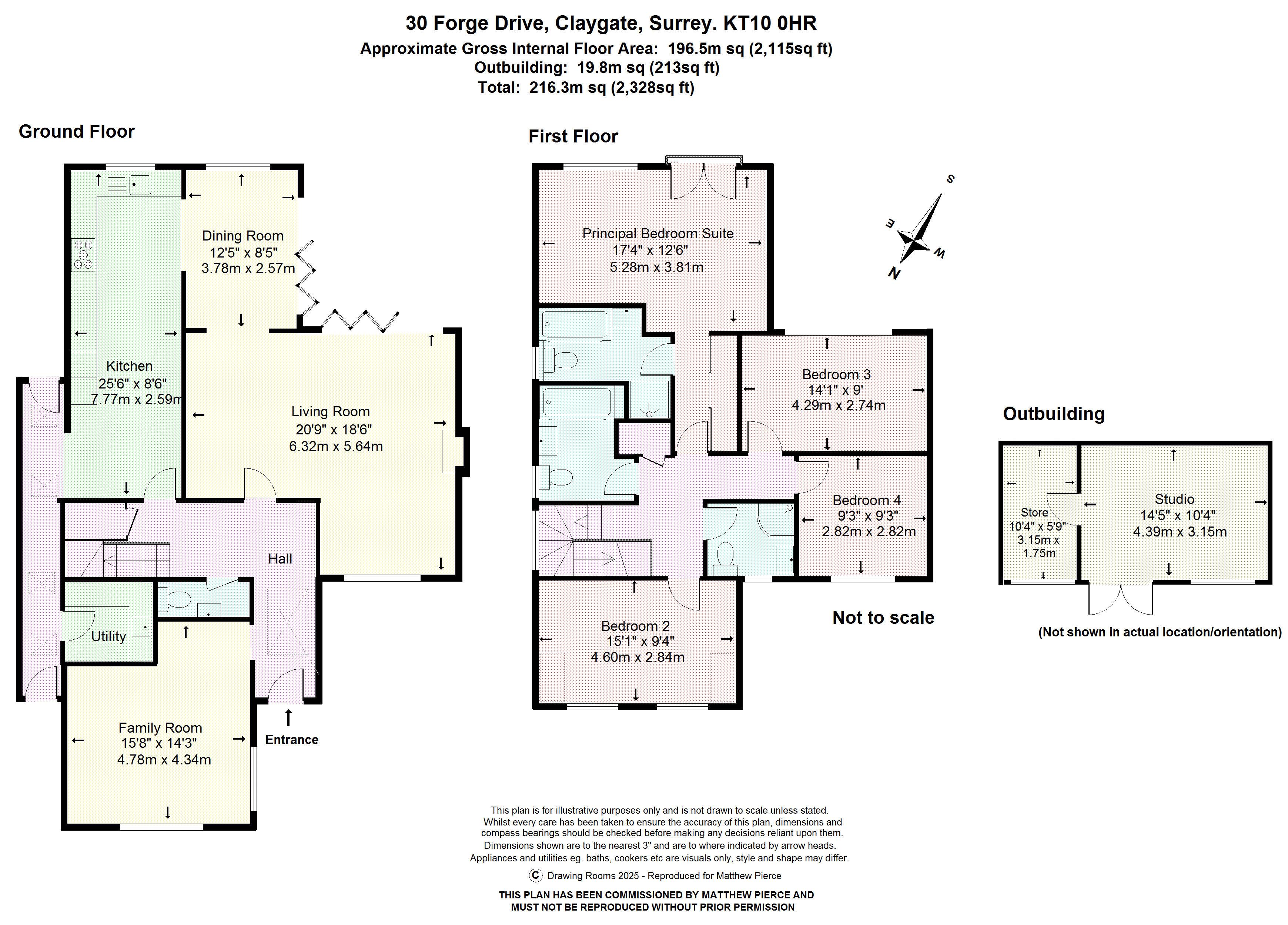 Floorplans For Forge Drive, Claygate