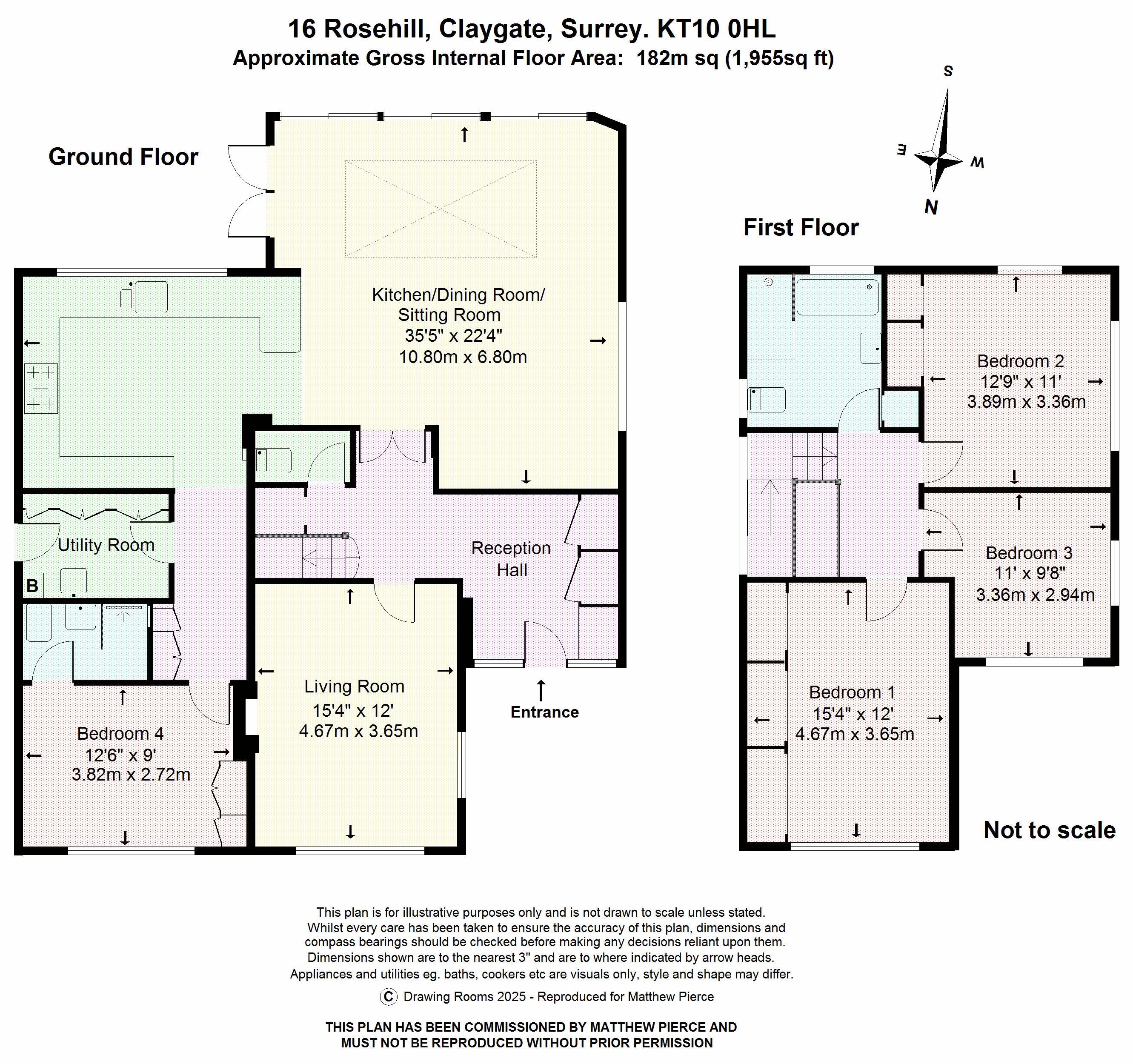 Floorplans For Rosehill, Claygate
